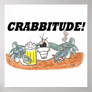 Poster Crabbitude Print