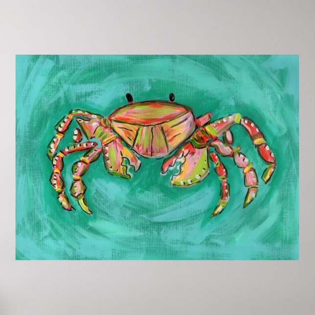 Poster Crabe calypso (Devant)