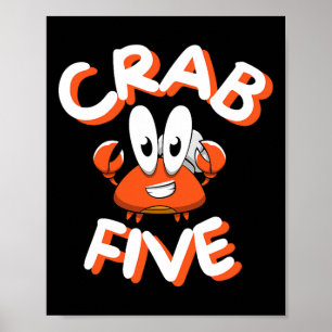 Poster Crabe Cinq