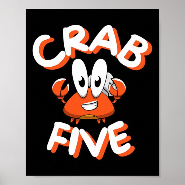 Poster Crabe Cinq  (Devant)