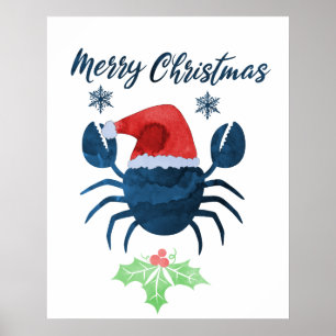 Poster Crabe de Noël
