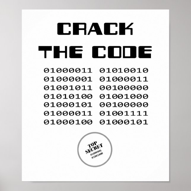 Poster Crack le code AH2009 (Devant)