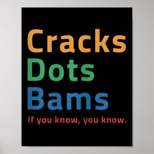 Poster Cracks Dots Bams, son Mahjong Time Mahjong Social