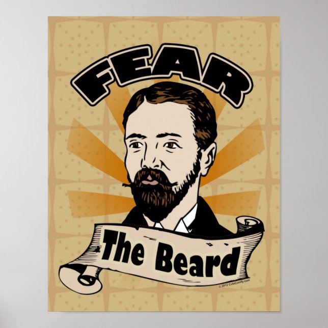 Poster Craignez la barbe, la moustache drôle (Devant)