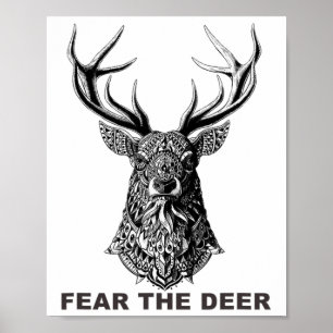 Poster Craignez Le Sketll De Cerfs