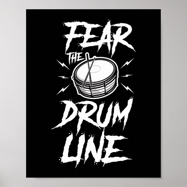 Poster Crains La Bande De Marche Drumline (Devant)
