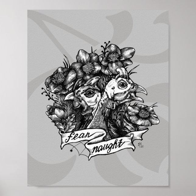 Poster CRAINTE : L'art du tatouage de Guinée avec un arri (Devant)