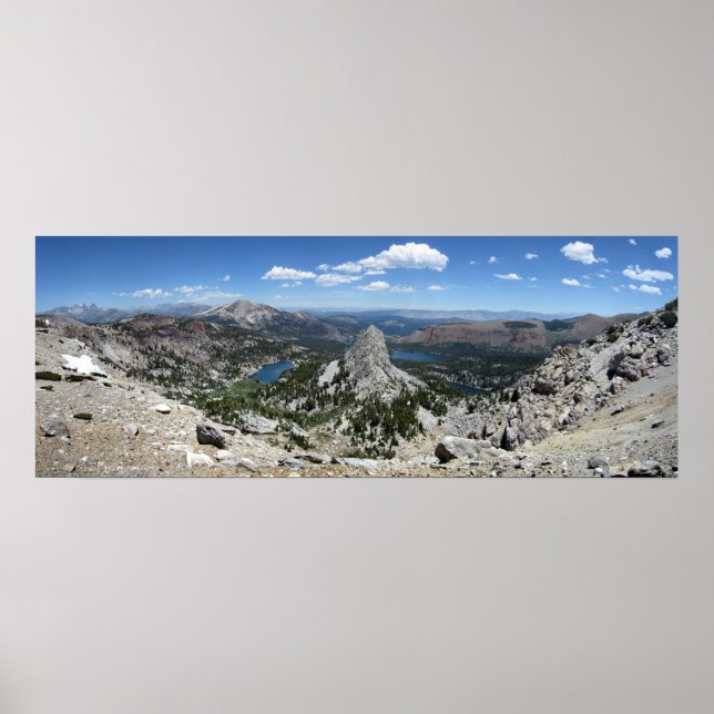 Poster Crâne Cristal Mammoth Lakes Basin Mammoth Crest (Devant)