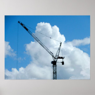 Poster Crane Cumulonimbus