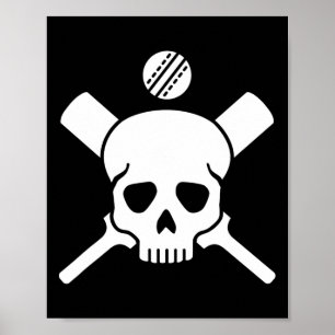 Poster Crâne de cricket