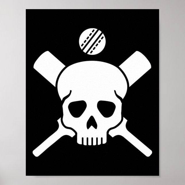 Poster Crâne de cricket  (Devant)