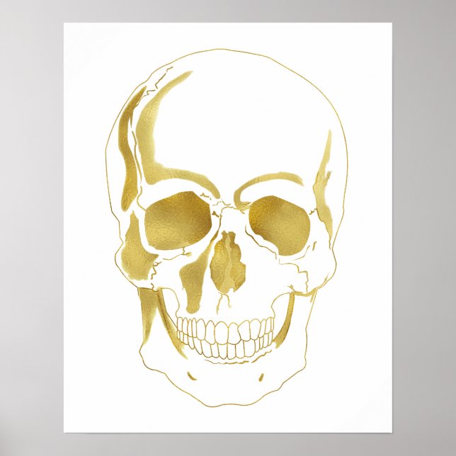 Poster Crâne d'or (Devant)