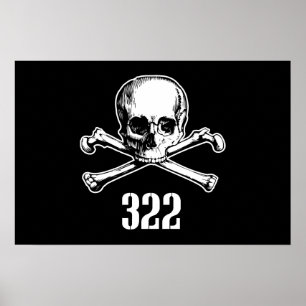 Poster Crâne et os 322