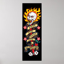 Crâne flamboyant Ressentez la peur