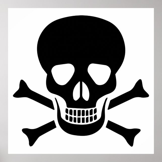 Poster Crâne humain (Devant)