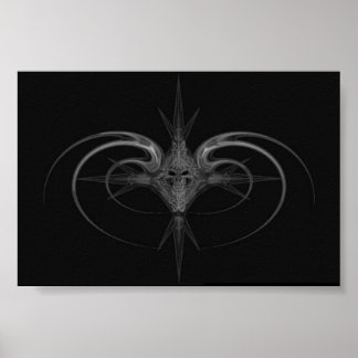 Poster crâne tribal