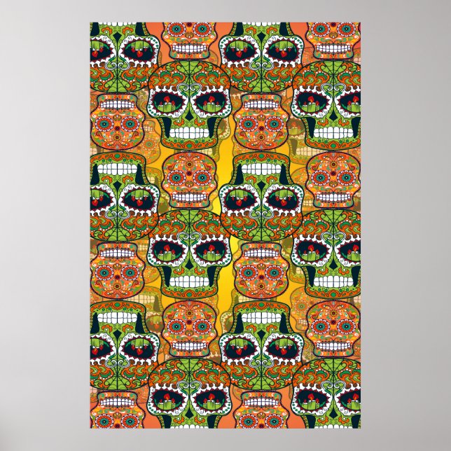 Poster Crânes à sucre (Devant)