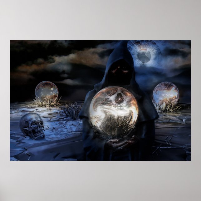 Poster Crânes mystiques (Devant)