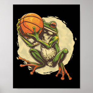 Poster Crapaud Sketll Joueur Sketll Artwork Aquarelle Gre