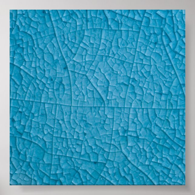 Poster Craques de pierre bleue (Devant)