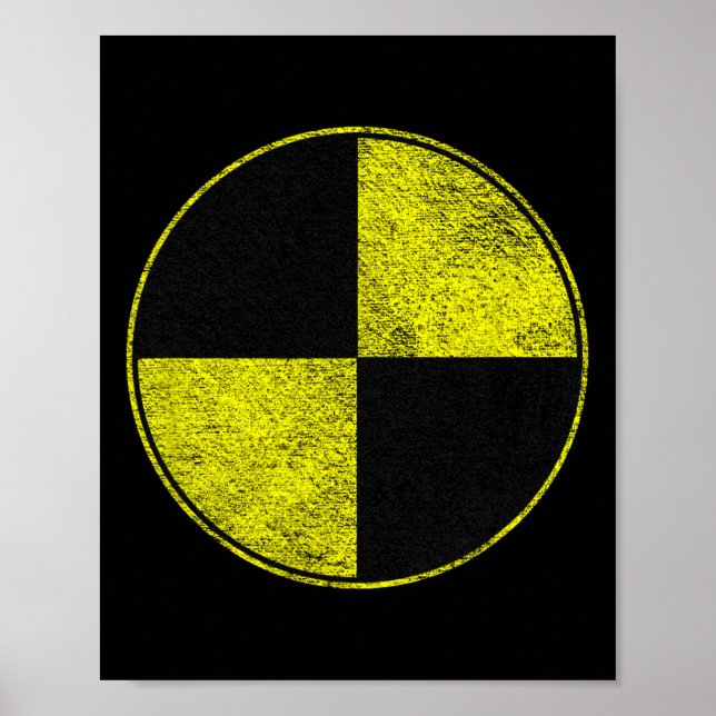 Poster Crash Test Costume mannequin prétendre Je suis un  (Devant)