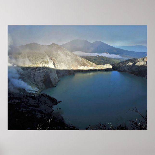 Poster Cratère d'Ijen (Devant)