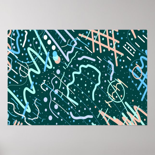 Poster Cratères et comètes (Devant)