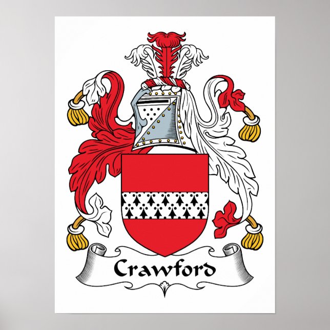 Poster Crawford Family Crest (Devant)