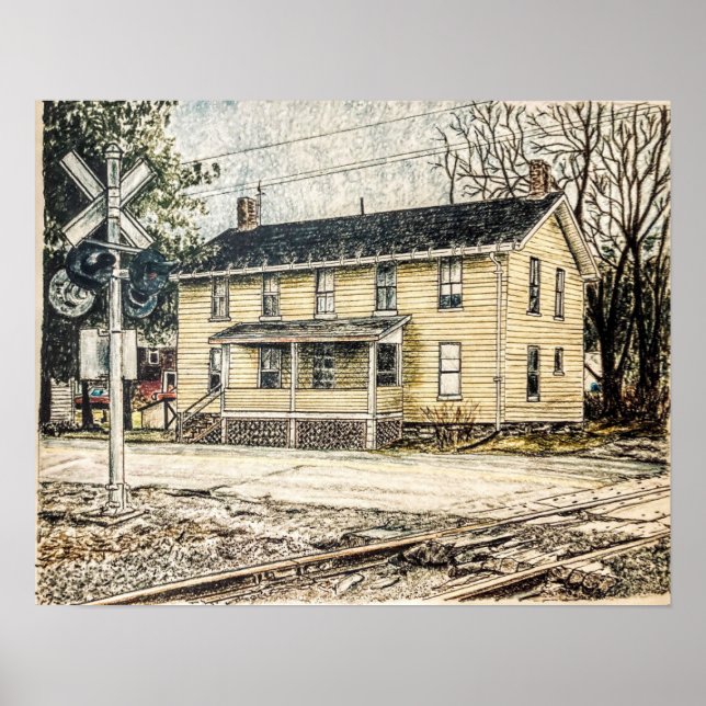 Poster Crayon "My Grand-Mère's House - Rogers Ohio" (Devant)