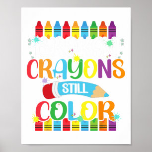 Poster Crayons Still Color Mental Health Awareness 7