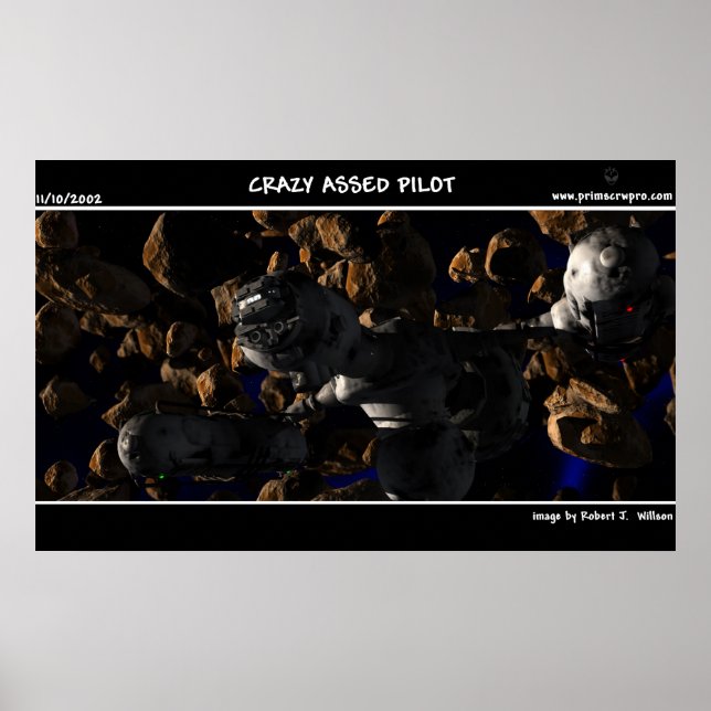 Poster Crazy Assed Pilot (Devant)