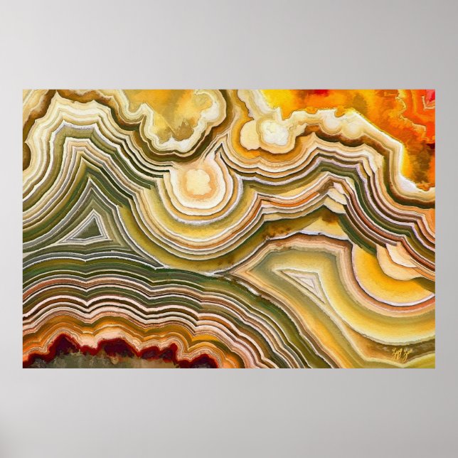 Poster Crazy Lace Agate Imaginaire Opus 02 (Devant)