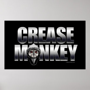 Poster Crease Monkey (gardien de hockey)