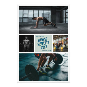 Poster Create your own fitness photo print