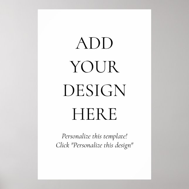 Poster Create Your Own Wall Art (Devant)