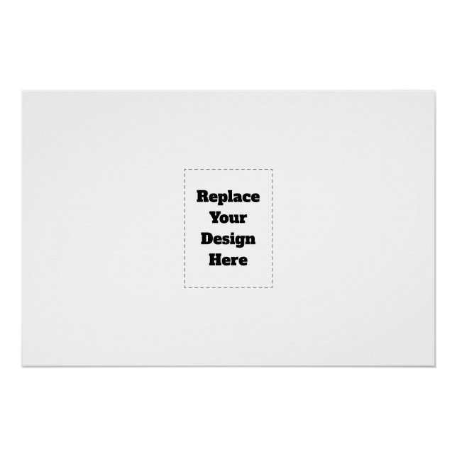 Poster Create Your Own white  (Devant)