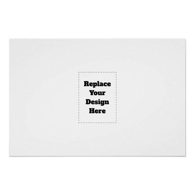 Poster Create Your Own white  (Devant)