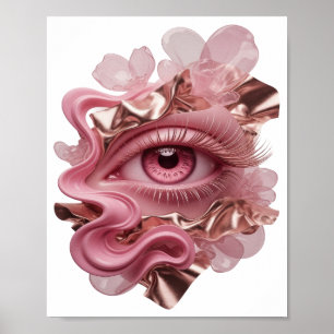 Poster Création ART ABSTRAIT Or Propre