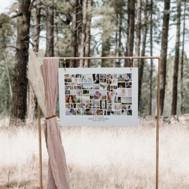 Poster Création horizontale de votre propre collage photo (Créateur téléchargé)