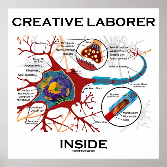 Poster Creative Laborer Inside (Neuron / Synapse) (Devant)