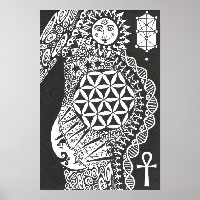 Poster Creatrix cosmique (Devant)