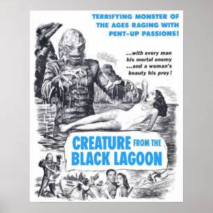 Poster Créature de la lagune noire