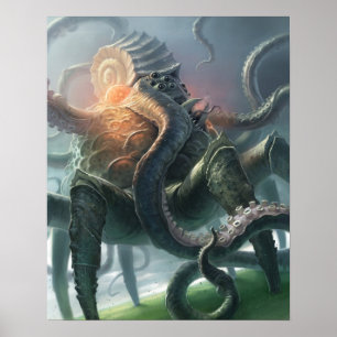 Poster Créature de l'abîme infini