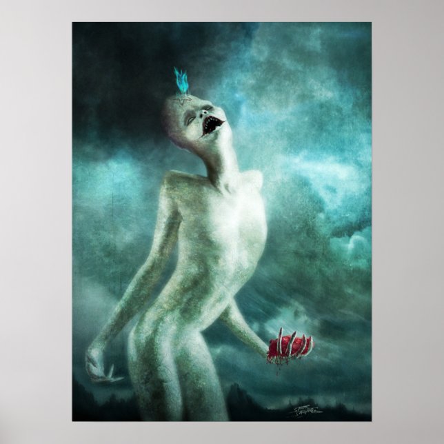 Poster Créature du mangeur d'organes cardiaques (Devant)