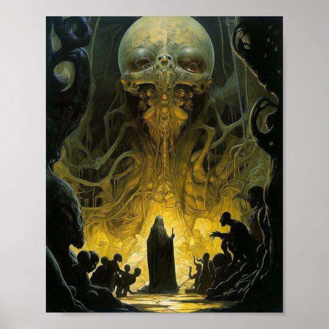 Poster Créature du sous-monde Alien démon (Devant)
