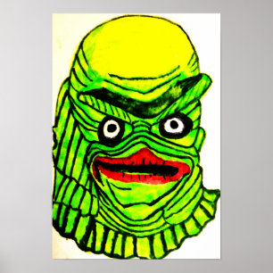 POSTER CRÉATURE HALLOWEEN À PARTIR DE L'ABYSS