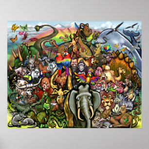 Poster Créatures Bêtes et Animaux