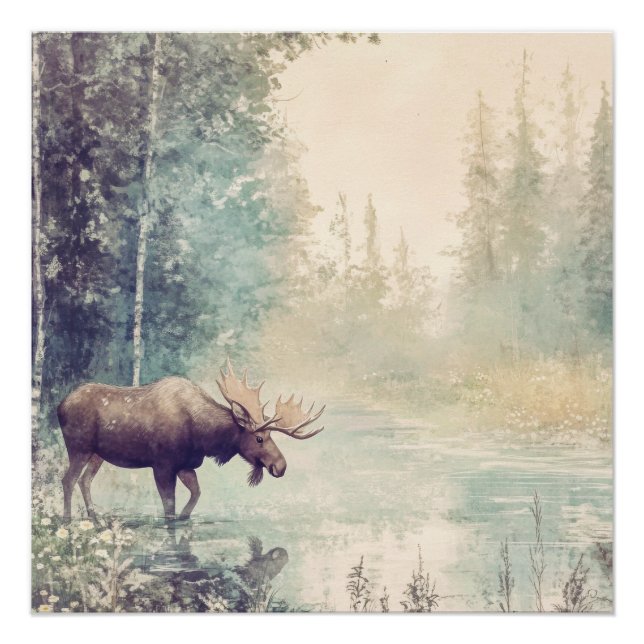 Poster Créatures des bois (Devant)