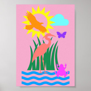 Poster Créatures Everglade