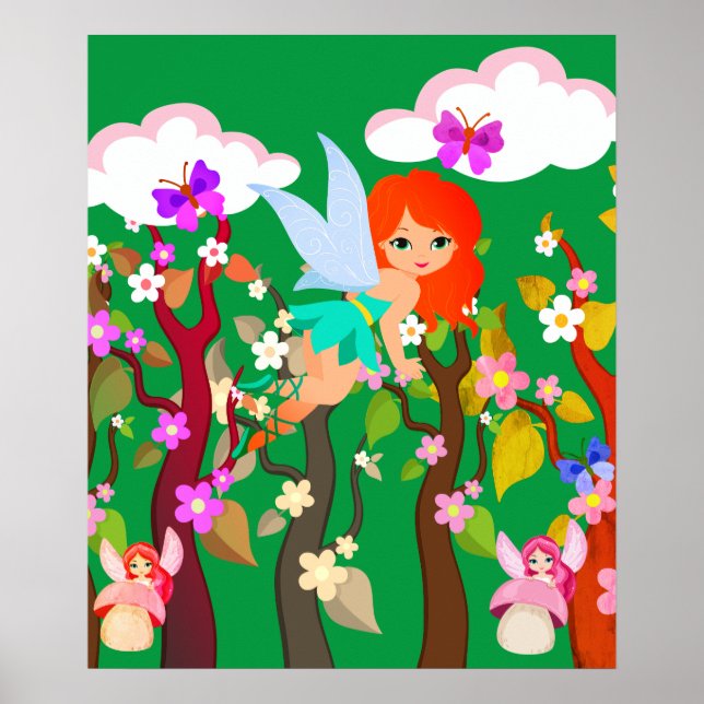 Poster créatures forestières (Devant)